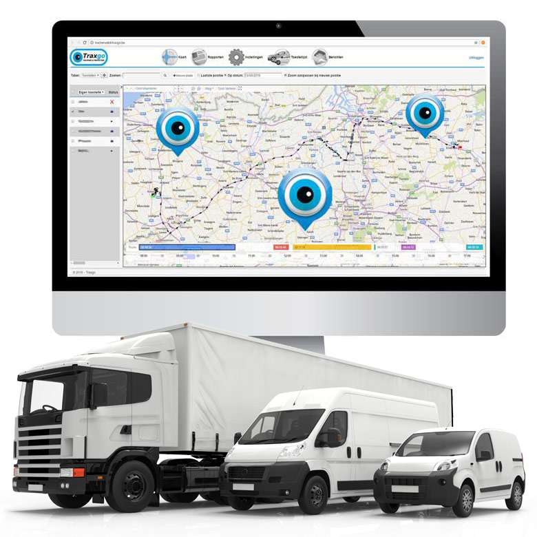 Geolocatiesysteem voor nauwkeurige tracking van wagens, machines en materialen